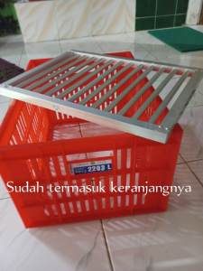 Keranjang sortir Alat sortir ikan lele Alumunium Bak sortir ikan lele 1 set