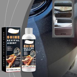 100ml nhựa xe phục hồi phục hồi lớp phủ chất sửa chữa cho cao su bộ phận nhựa trở lại màu đen bóng