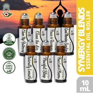 Eco Premium Essential Oil Roller Immune-Boosting Synergy Blends - Pre Diluted - Sleep Stress Free
