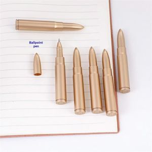 JJT Creative Bullet-Shaped Ballpoint Pen Set for Kids and Students Unique Design Stationery Gift