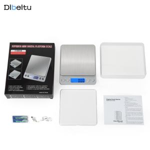 Timbangan Digital Dapur Charger USB Cas Akurat 2KG 0.1GR /Timbangan elektronik perhiasan/Konfigurasikan dua kontainer + kabel USB