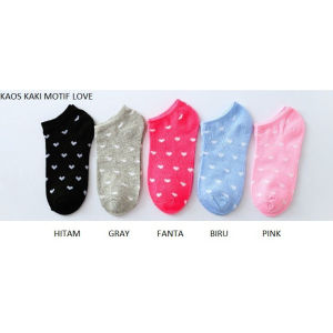 FY Kaos Kaki Ankle Polos Wanita KaosKaki Pendek Short Socks