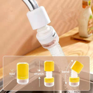 360° Rotatable Spray Head Water Filter Tap Head Kitchen Adjustable Splash-Proof Faucet Extender Kitchen Faucet Nozzle Mini Tap