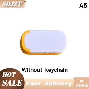 SDJZT Mini trượt Pill Box với Keychain thuốc Organizer trượt nắp Pill chủ xách tay Du lịch hàng ngày quản lý thuốc