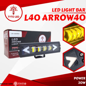 TYTO LED L40 ARROW40 Led Light Bar 6inch 20watt Waterproof Yellow White Dc
