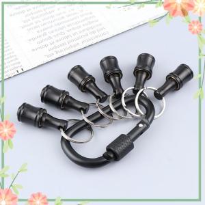 Green sea 6Pcs Set Bit Holder 1 4 Inch Hex Screwdriver Bits Holder Extension Bar Keychain Adapter Drill Bits Change Screw Bit Holder