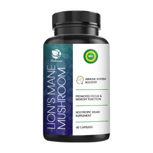 Mushroom Supplement with Cordyceps Reishi Lions Mane 10 Mushrooms Complex for Enhance Focus & Memory Nootropic Brain Supplement Mood Support Immune Booster