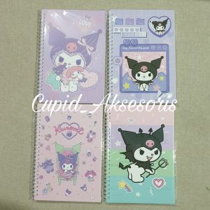 NOTE BOOK BUKU CATATAN MINI UKURAN A5 MOTIF SANRIO