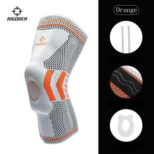 Rigorer Knee Support Anti-Collision Pad Non-slip Sport Knee Pad for Basketball Breathable Protective Gear