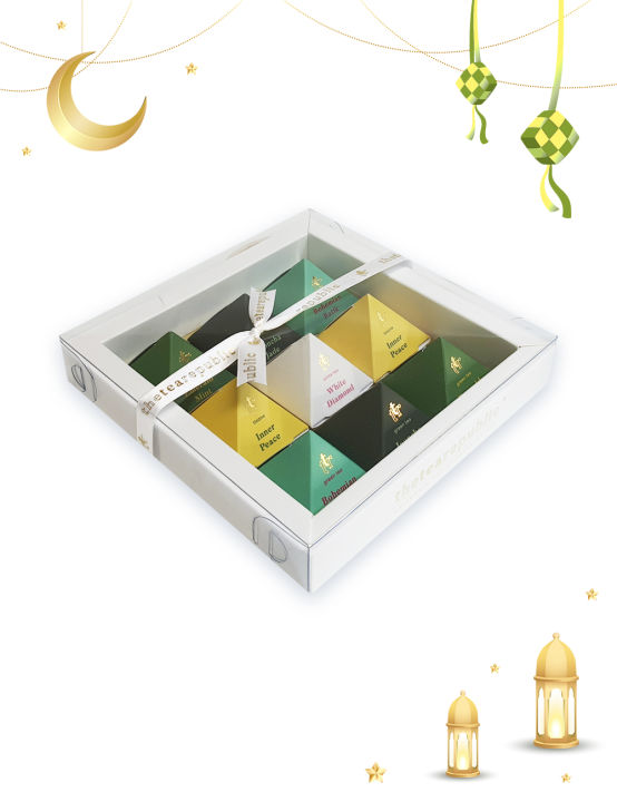 Tea Pot Raya Raya Nur : Tea Pyramid Gift Box | Lazada