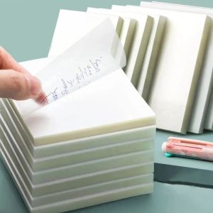 Polocat Transparent sticky notes 50 pages/ pack Adhesive paper memo pad Mini notepad Stationery