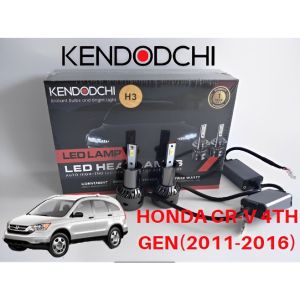 🔥READY STOCK🔥KENDODCHI 2Pcs H3 LED Car Headlight FOR HONDA CR-V 4TH GEN(2011-2016) product by Malaysia