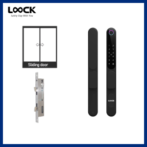 LOOCK G07AB TUYA Sliding & Swing Aluminium Glass Door Smart Digital Door lock Smart Home Device
