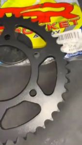 TSR REAR SPROCKET SZ16 37T 38T 39T 40T 42T 43T and 44T 428 BLACK