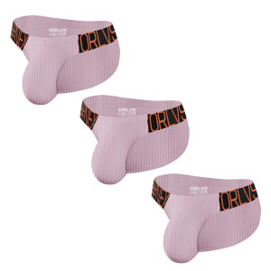 CMENIN ORLVS 3Pcs Cotton Fashion Breathable Underwear Men Jockstrap High Quality Briefs Mens Underpants Pouch OR6231