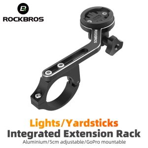 ROCKBROS Multifuctional Bike Light Mount Aluminum Bracket for IGS/Garmin/Bryton/Cateye Holder