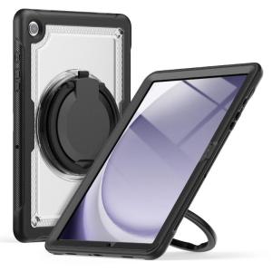 Trường hợp cho Tab A9 cộng với 11inch 2023 máy tính bảng trường hợp 360 độ Chân quay chủ Nhiều góc xem đứng bảo vệ Bìa