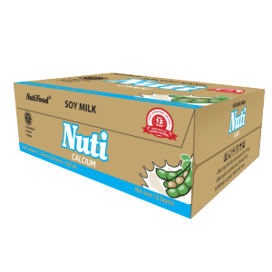 Thùng 36 Hộp Sữa đậu nành Nuti Canxi Hộp 200ml TU.NSDNX02 - Thương Hiệu NUTIFOOD