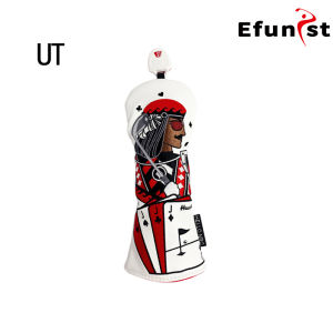 Golf Wood Cover Poker For Driver Fairway Hybrid Waterproof Protector Set PU Leather Soft Durable Golf Gift