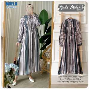 MIDI DRESS RENBO 3 LD 100 BY ORIGINAL MOELA BERLABEL