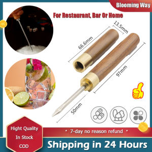 🚚 Local Delivery🚚Stainless Steel Ice Pick With Wooden Handle - Kitchen Tool For Bar Home & Camping | Durable & Safe With Sheath
