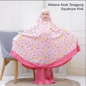 Mukena anak tanggung adem Daydream katun free tas umur 3-12th size S-XXL /mukena anak