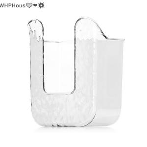 WP💓💛💖 Plastic Wall Mounted Tissue Box Self-adhesive Punch Free Paper Towel Holder Upside Down Space-saving Napkin Container Bathroom