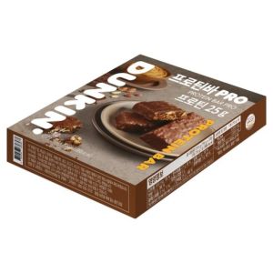 Dunkin Donuts Protein Bar Pro 3p (210g) – High-Protein Snack with BCAA Arginine & Peanuts | Energy & Recovery Bar