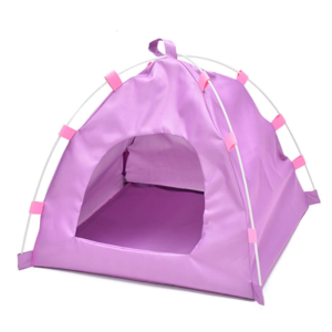 Pet Tent House Dogs Bed Portable Removable Lightweight Teepee Puppies Cat Indoor Outdoor Kennels Cave Moisture-Proof
