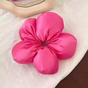 <NHIỀU MÀU> Dây buộc tóc scrunchies bông hoa - phụ kiện tóc nữ thời trang mới nhất 2025