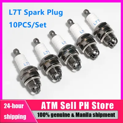 【Hot selling】10PCS/Set L7T Ignition Spark Plug For Garden Brush Cutter Chainsaw Two-Stroke Gasoline Engine Spark Plug Lawn Mower Glow Plug