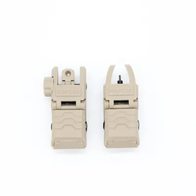 SMR78 Tactical Nylon Folding Sight M4 Front and Rear Mechanical Sight Fiber Optics Sighs