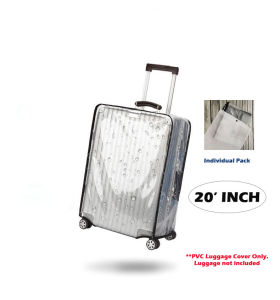 JOM23 PVC Cover Luggage Protector Transparent Usable Travel Suitcase Luggage Bag Waterproof Dustproof