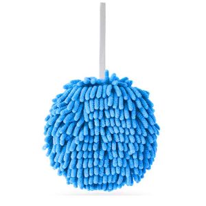 Chenille Towels Hanging Towel Hand Kitchen Bathroom Soft Plush Quick Dry Water Absorbent Ball-Shaped Hand Towel