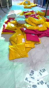 กางเกงขายาวผู้ชาย กางเกงขายาว-ขากระบอก สี ดำ กรม ครีม กากี รุ่นหลุด ระบบโรงงาน 60cm x 90cm สมัครส่งออก