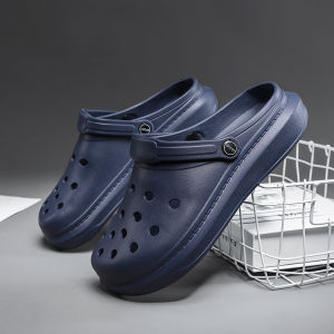 Free Shipping Couple Sandals Outdoor Garden Shoes MenS Closed-Toe Beach Shoes Breathable And Soft-Soled WomenS Perforated Sandals Breathable And Comfortable.