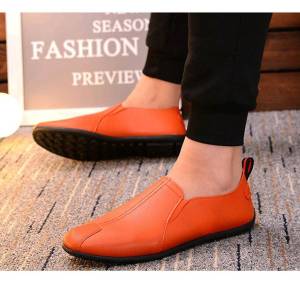 พร้อมส่งจากไทย รองเท้าโลฟเฟอร์ผู้ชาย รองเท้าหนังแบบสวม รุ่นcx019