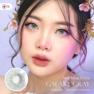 (Free Case) CTK SOFTLENS - New More Dubai Galaxy grey Normal dan Minus