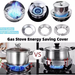 Energy Saving Gas Stove Cover Kitchen Gas Stove Wind Shield Bracket Gathering Fire Stove Cover