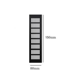 Aluminum Alloy Air Vent Louvered Ventilation Grille For Cabinet Shoe Cabinet