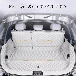 เสื่อท้ายรถแบบกำหนดเองสำหรับ LYNK & CO Z02 2025 อุปกรณ์เสริมแผ่นหลักหนังซับสินค้ากันน้ำการปรับเปลี่ยนภายใน