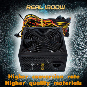 【COD/Rready stock】YBC 1800W 2000W WATTS TRUE RATED POWER SUPPLY Modular Mining Power Supply PSU for 8 GPU ETH Rig Ethereum Miner B 2000w power supply psu 2000w