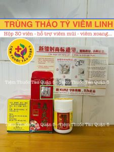 Trùng Thảo Tỷ Viêm Linh - Chong Cao Bi Yan Lin Hộp 30 Viên