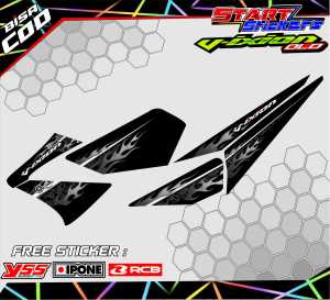 STRIPING VARIASI YAMAHA VIXION OLD API/ STICKER LIST MOTOR YAMAHA VIXION LAMA API
