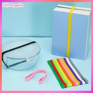 [Hill Angelia] 1pc Silicone Rubber Bands Elastic Rubber Wrapping Bands Extra Large Rubber Bands For Notebook Office Outdoor Gear Gifts