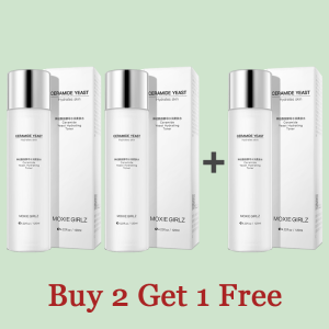 Mousse Girls Ceramide Yeast Moisturizing And Softening Lotion Moisturizing Facial Care Toner 120ml Alcohol-Free 慕斯女孩酵母水