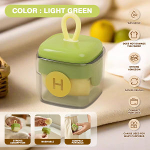 Cute Lint remover Portable Mini Sticky Roller Brush Washable Lint Roller Strong adhesion 衣物除毛滚筒