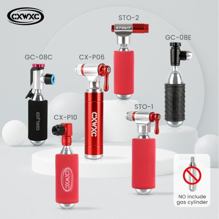 Air CO2 Inflator With Insulated Sleeve Portable Bike Pump Schrader & Presta Valve CO2 Bike Tire Inflator Bicycle Accessories