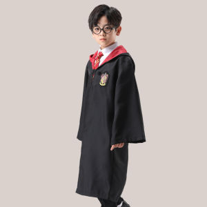 Halloween Childrens Harry Potter magic robe costume academic-style long robe Halloween performance outfit