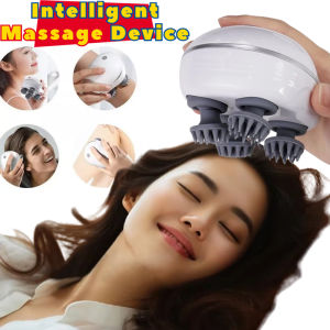 Electric Head Scalp Massager Waterproof Body Massage Relax Shoulder Neck